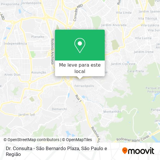 Dr. Consulta - São Bernardo Plaza mapa