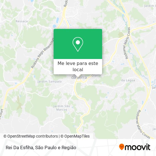 Rei Da Esfiha mapa