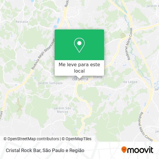 Cristal Rock Bar mapa
