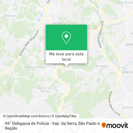 49° Delegacia de Policia - Itap. da Serra mapa