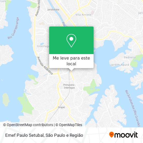 Emef Paulo Setubal mapa