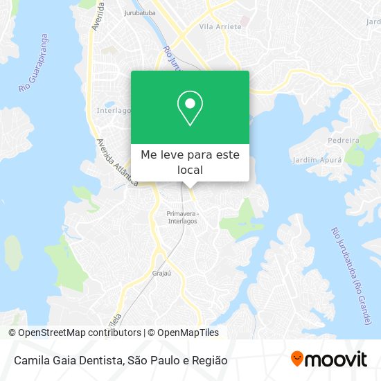 Camila Gaia Dentista mapa
