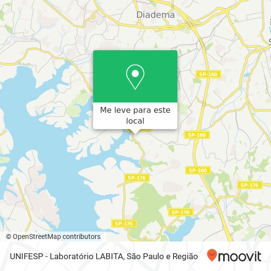 UNIFESP - Laboratório LABITA mapa