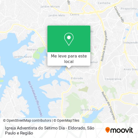 Igreja Adventista do Sétimo Dia - Eldorado mapa