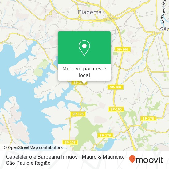 Cabeleleiro e Barbearia Irmãos - Mauro & Mauricío mapa