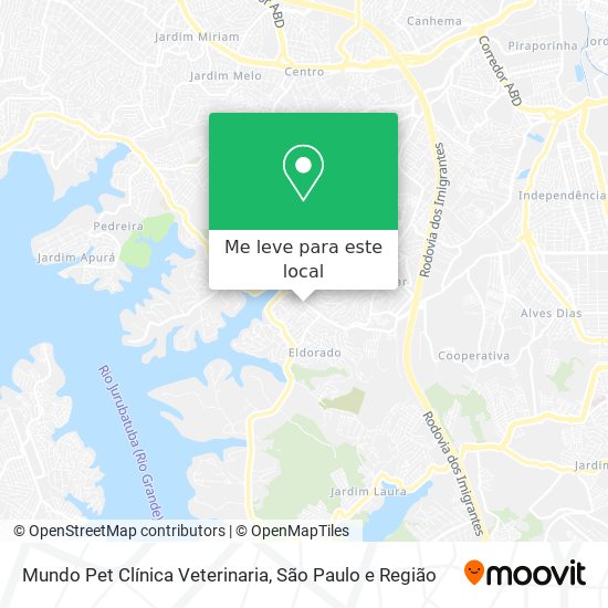 Mundo Pet Clínica Veterinaria mapa