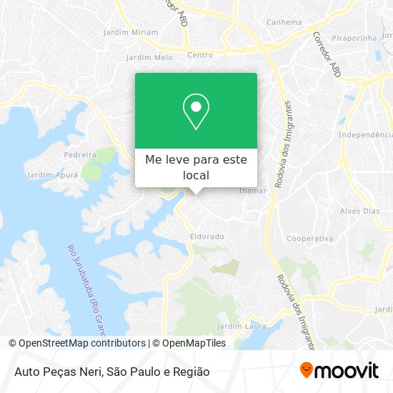 Auto Peças Neri mapa