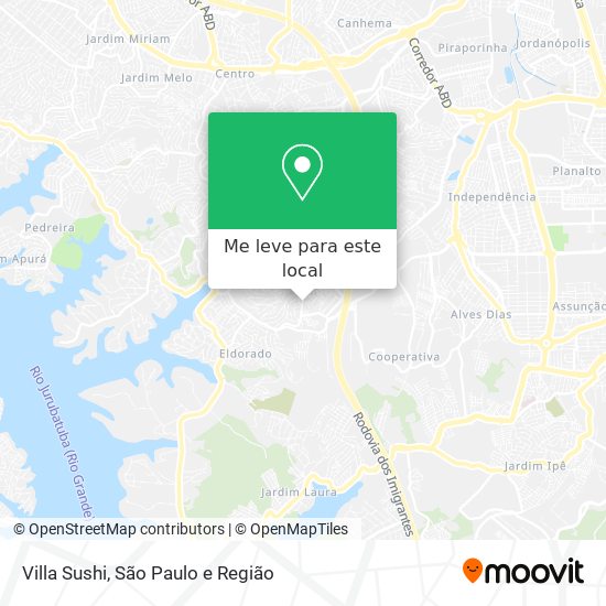 Villa Sushi mapa