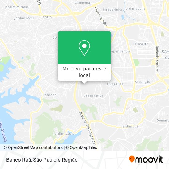 Banco Itaú mapa