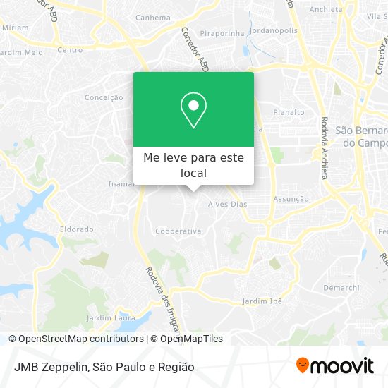 JMB Zeppelin mapa