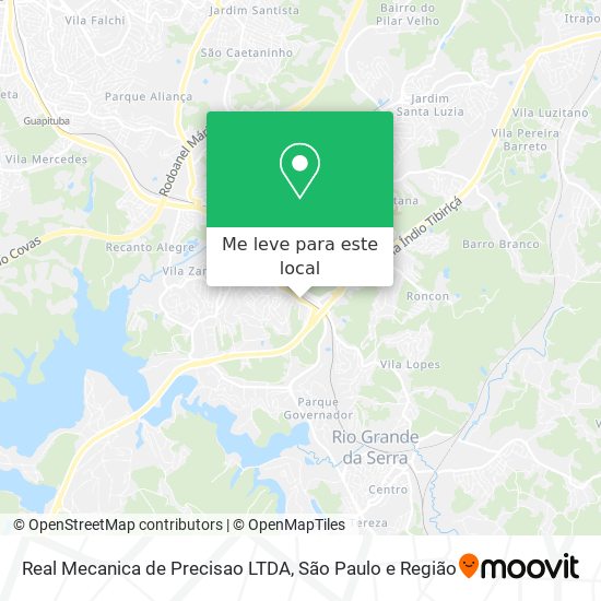 Real Mecanica de Precisao LTDA mapa