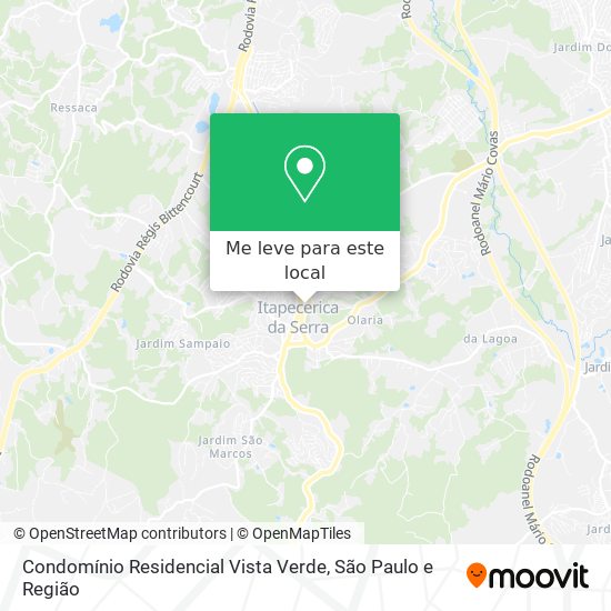 Condomínio Residencial Vista Verde mapa