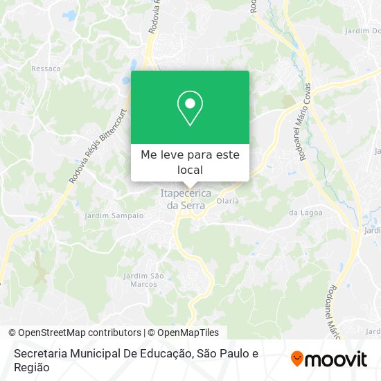 Secretaria Municipal De Educação mapa