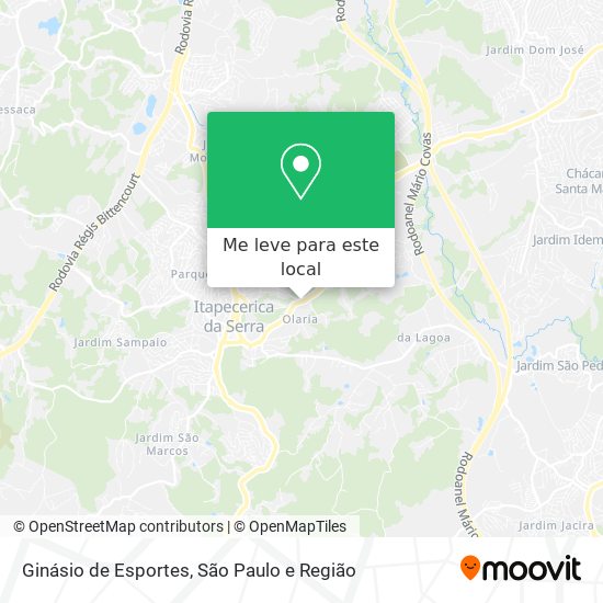 Ginásio de Esportes mapa