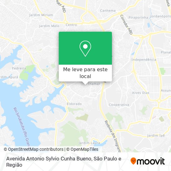 Avenida Antonio Sylvio Cunha Bueno mapa