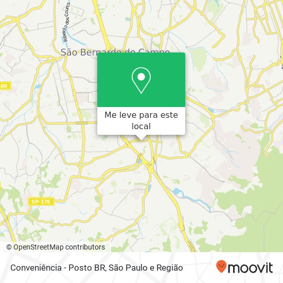 Conveniência - Posto BR mapa