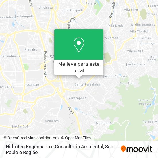 Hidrotec Engenharia e Consultoria Ambiental mapa