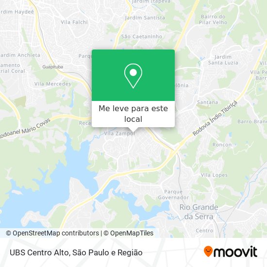 UBS Centro Alto mapa