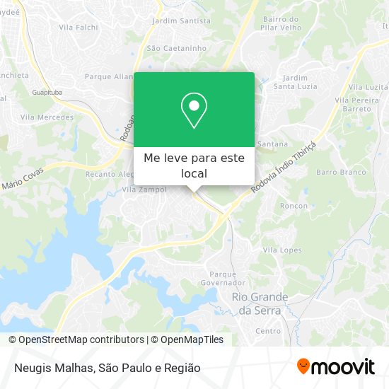 Neugis Malhas mapa