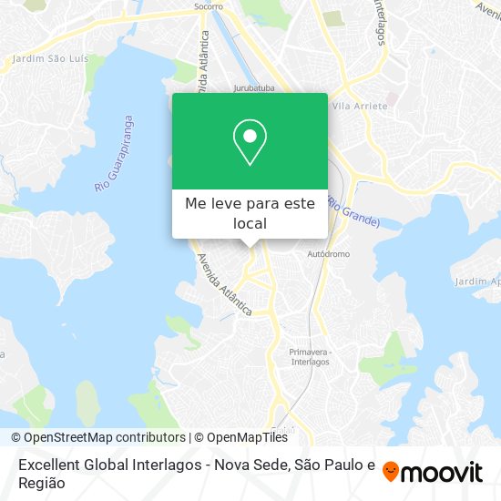 Excellent Global Interlagos -  Nova Sede mapa