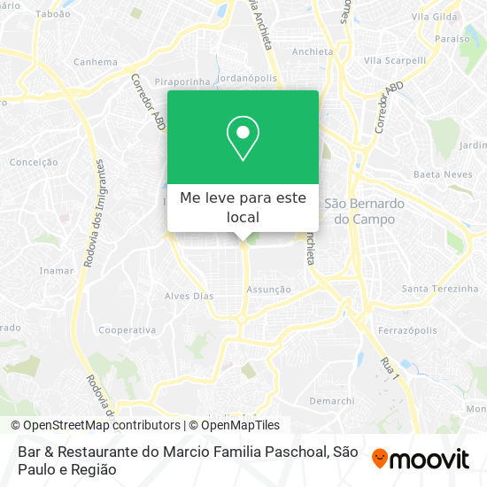 Bar & Restaurante do Marcio  Familia Paschoal mapa