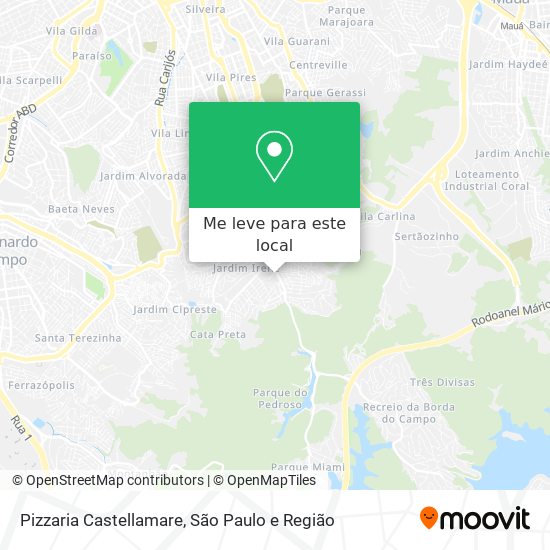 Pizzaria Castellamare mapa
