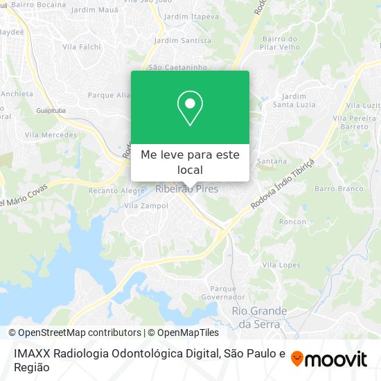 IMAXX Radiologia Odontológica Digital mapa