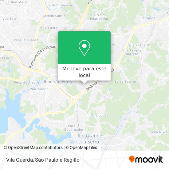 Vila Guerda mapa