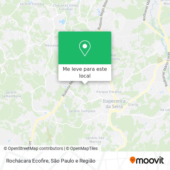 Rochácara Ecofire mapa