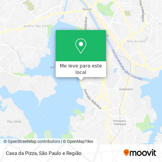 Casa da Pizza mapa