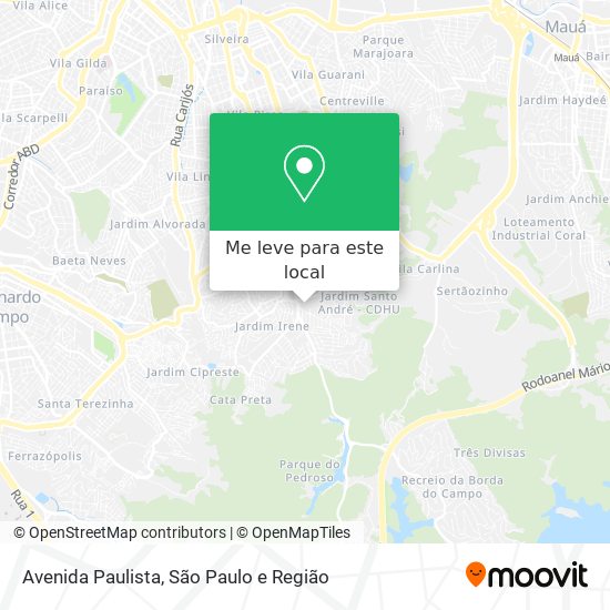 Avenida Paulista mapa