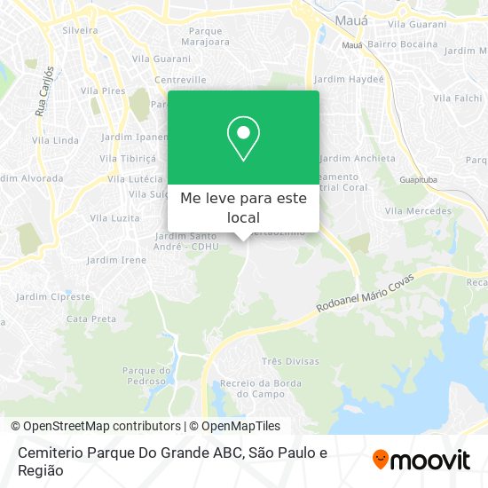Cemiterio Parque Do Grande ABC mapa
