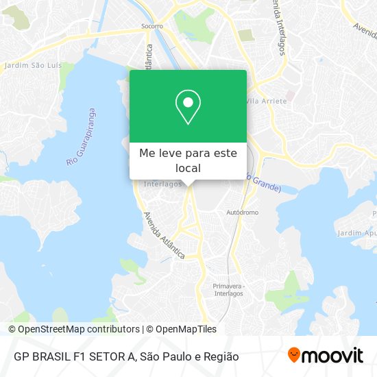 GP BRASIL F1 SETOR A mapa