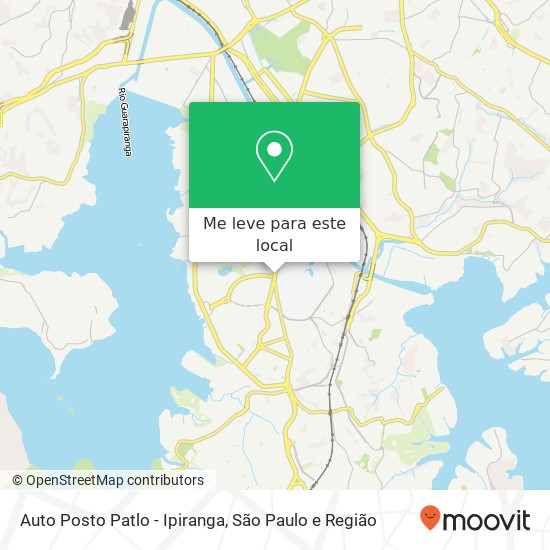 Auto Posto Patlo - Ipiranga mapa