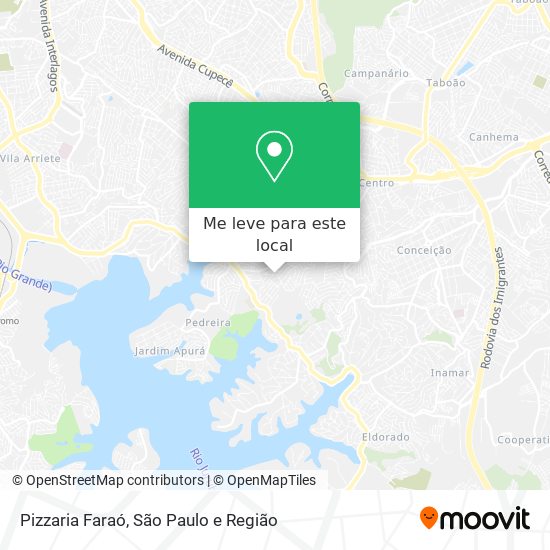 Pizzaria Faraó mapa