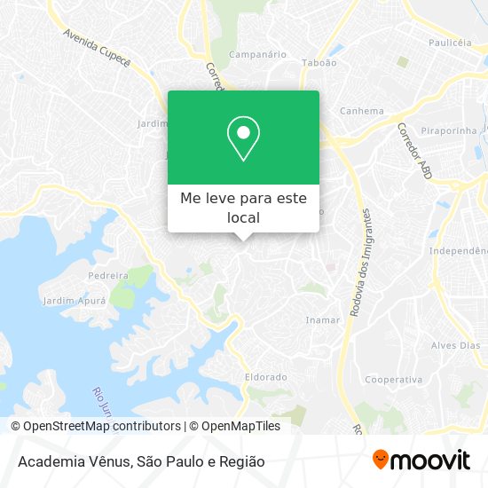 Academia Vênus mapa