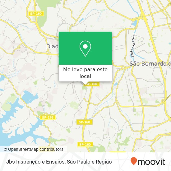 Jbs Inspenção e Ensaios mapa