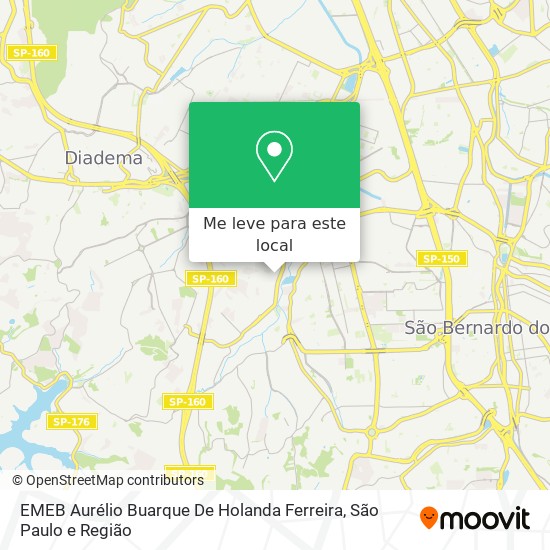 EMEB Aurélio Buarque De Holanda Ferreira mapa