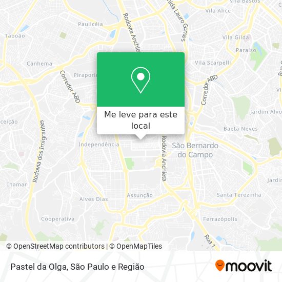Pastel da Olga mapa