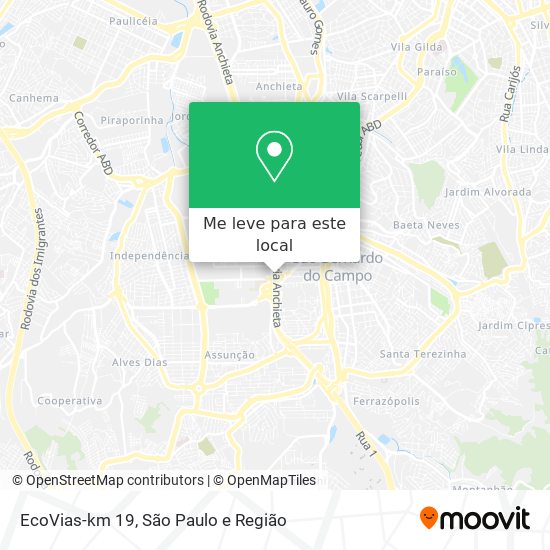 EcoVias-km 19 mapa