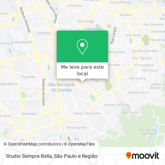 Studio Sempre Bella mapa
