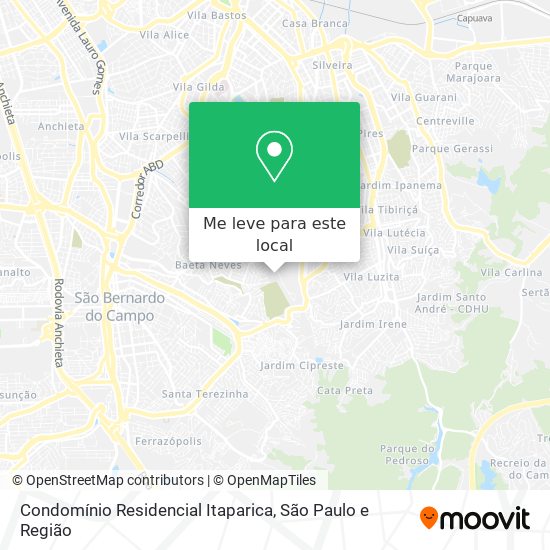 Condomínio Residencial Itaparica mapa