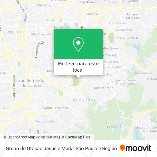 Grupo de Oração Jesus e Maria mapa