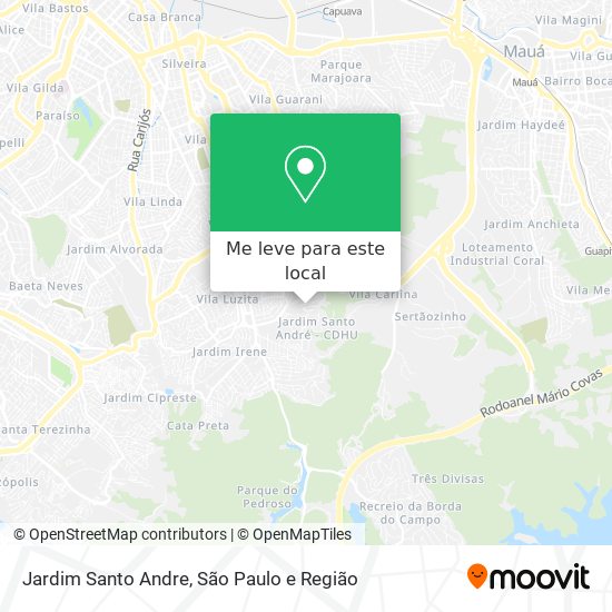 Jardim Santo Andre mapa