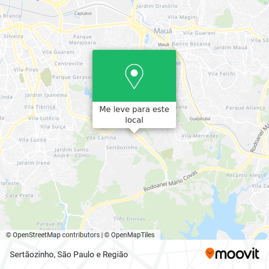 Sertãozinho mapa