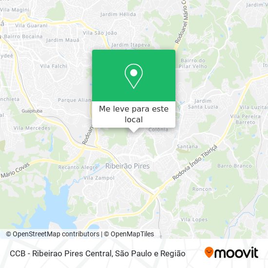 CCB - Ribeirao Pires Central mapa