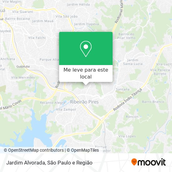 Jardim Alvorada mapa