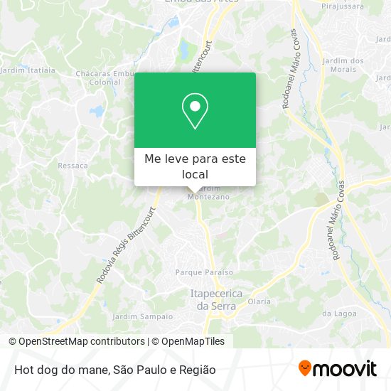 Hot dog do mane mapa
