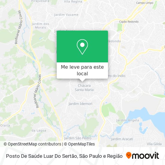 Posto De Saúde Luar Do Sertão mapa