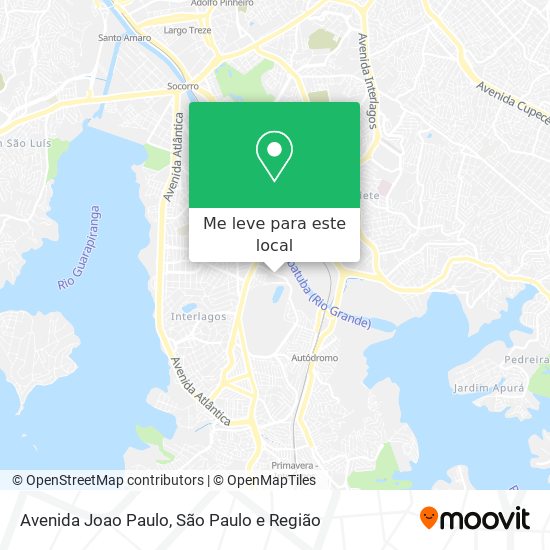 Avenida Joao Paulo mapa